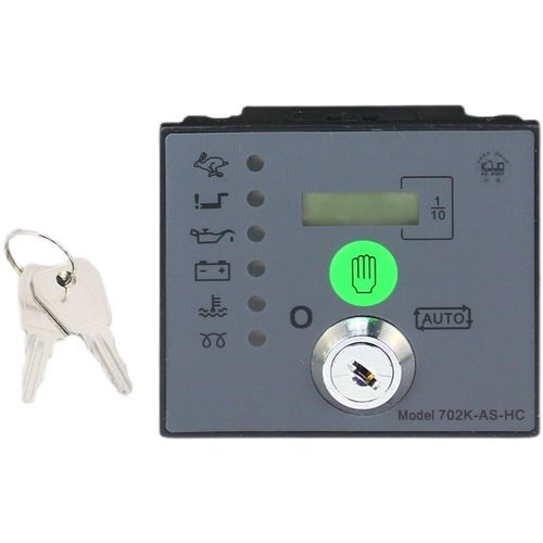 柴油发电机控制器手动自动钥匙启动起动停机控制模块701K 702K