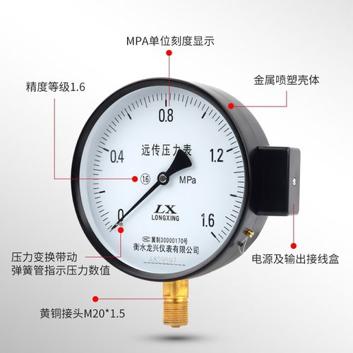 YTZ-150远传压力表1.6MPa自来水恒压供水专用水压变频电阻远传表