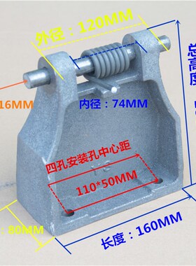 400切割机配件钢材 切割机底座连接支架 铸铁切割机支架重型机身