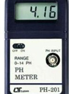 中国台湾路昌LUTRON PH-201 PH计酸碱度测试仪高精度正品电极需另