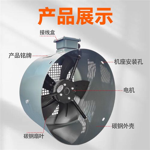 变频电机冷却通风机散热风扇G80/G90/G132/G160/355A变频电机风罩