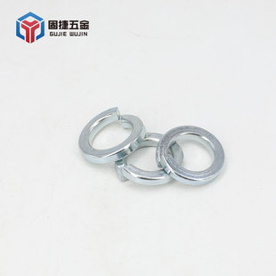 M3M8M16M30M42镀锌弹垫8级国标日标铁质弹簧垫圈高强度金属圆介子