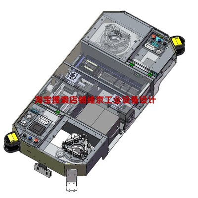 AGV小车图纸/潜伏式agv小车图纸配有二维加工图纸/avg小车设计图