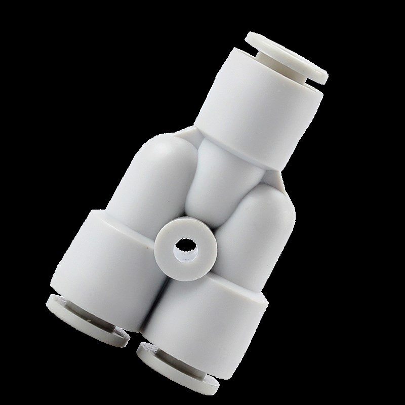 气动气管Y型三叉通快速插接头KB/KQ2U06 08 10 12-00PY-46 8 10MM