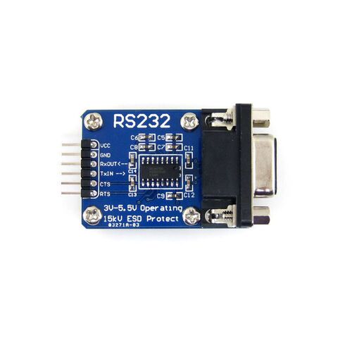 RS232转TTL模块 SP3232E UART转RS232串口通信 DB9接口母头转接板