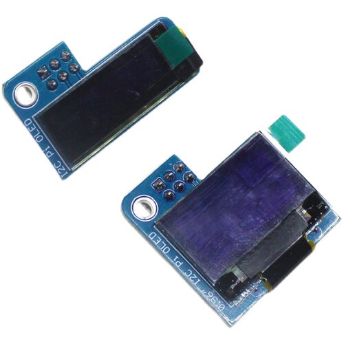 树莓派Raspberry Pi 4B/3B+/Zero 2W显示屏 0.91/0.96寸OLED屏幕