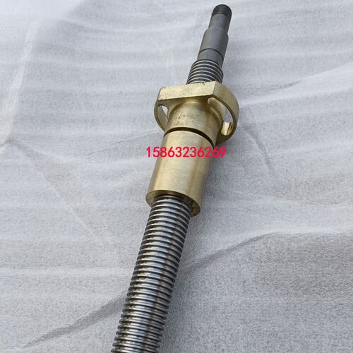 滕州大恒高得威达鲁南X5036BX6036铣床纵向丝杠铜螺母丝杠T32*4