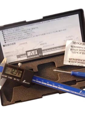 日本企鹅亲和电子数显卡尺高精度游标卡尺19994/100mm150mm/19995
