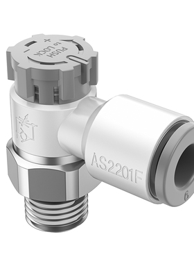 SMC型节流阀调速阀气缸接头AS1211F/AS2211F/3211F-M5-04A0103-08