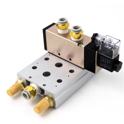 汇流板4V410-15电磁气动阀底座400M-2F 3F 4F 5F 6F 7F 8F 9F 10F