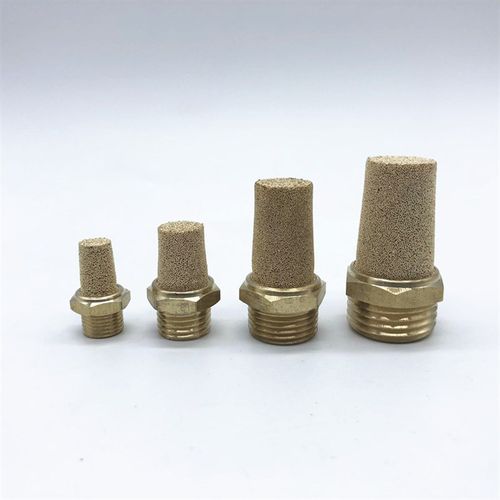 气动元件气管接头全铜消声器 BSL-01 02 03 04电磁阀汇流板静音器