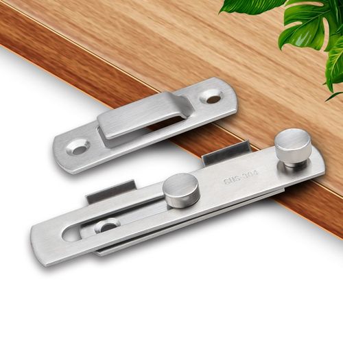 免打孔不锈钢门扣移门搭扣插销门栓老式门锁扣卡扣粘贴式插销门闩