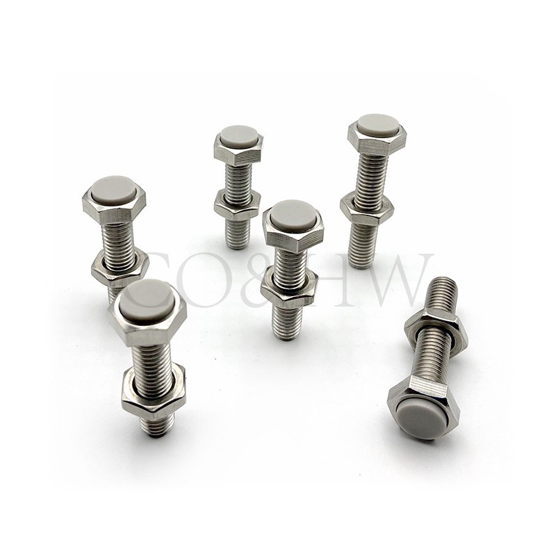 TDB66止动螺栓USTS6/8-15 20 60 硅橡胶(浅灰色)防松动挡块螺丝