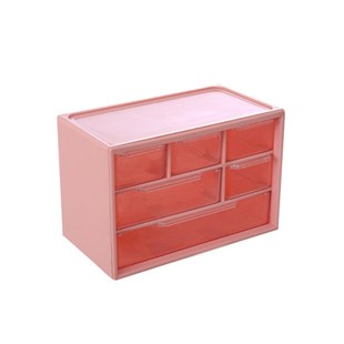 九格收纳盒Guka大容量色块收纳架化妆品抽屉式文具收纳盒