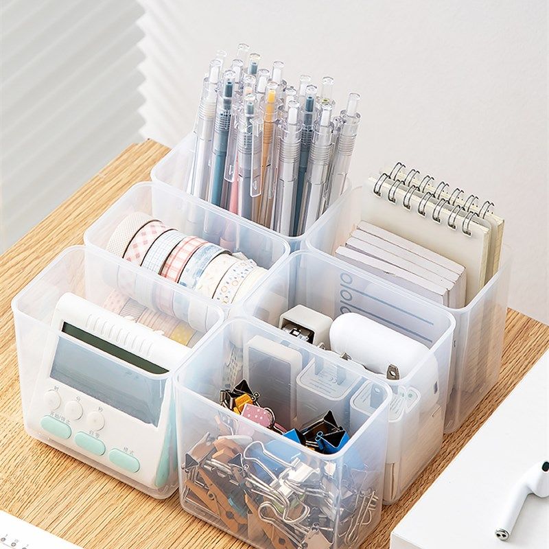 日式桌面收纳盒少女杂物带盖化妆品置物架ins办公小盒子工位笔筒,搬运/仓储/物流设备,其他起重搬运设备,淘宝优惠券,粉丝福利购,淘宝优惠卷