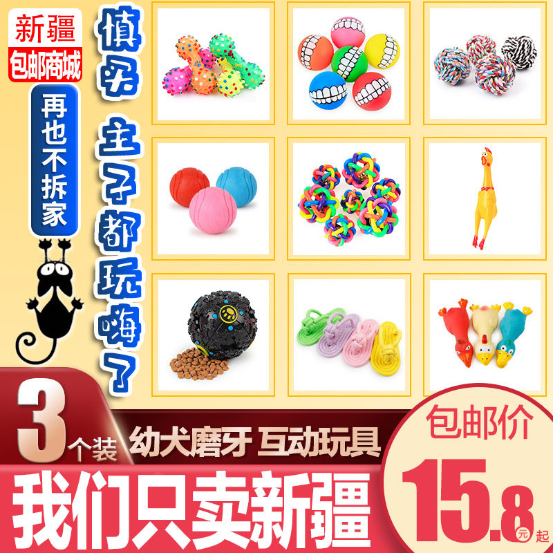 新疆包邮狗狗玩具耐咬磨牙棒比熊烧杯/烧瓶