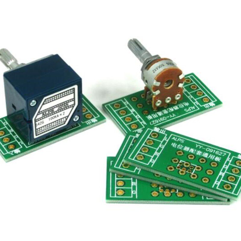 50KB100KB原装全新日本ALPS16型电位器双联50K100K花柄柄长20MM