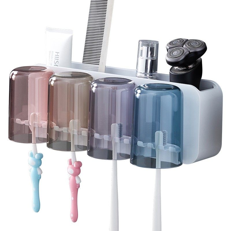 新疆包邮挤牙膏神器壁挂牙刷置物架挤压器懒人浴室家用免打孔套装,工业油品/胶粘/化学/实验室用品,烧杯/烧瓶,淘宝优惠券,粉丝福利购,淘宝优惠卷