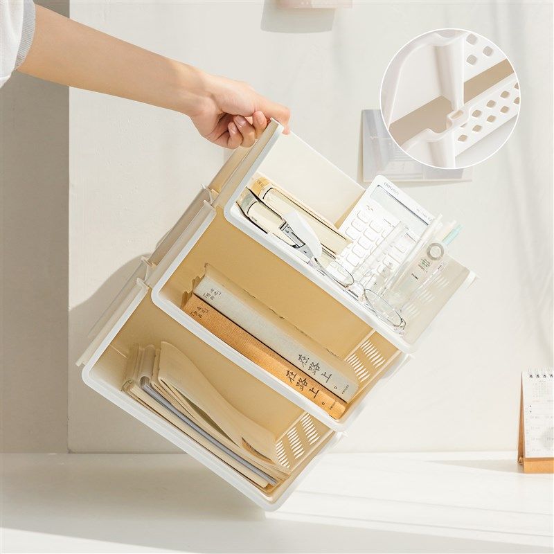 A4文件收纳盒桌面办公桌资料整理学生书桌书本杂物桌上多层置物架,搬运/仓储/物流设备,其他起重搬运设备,淘宝优惠券,粉丝福利购,淘宝优惠卷