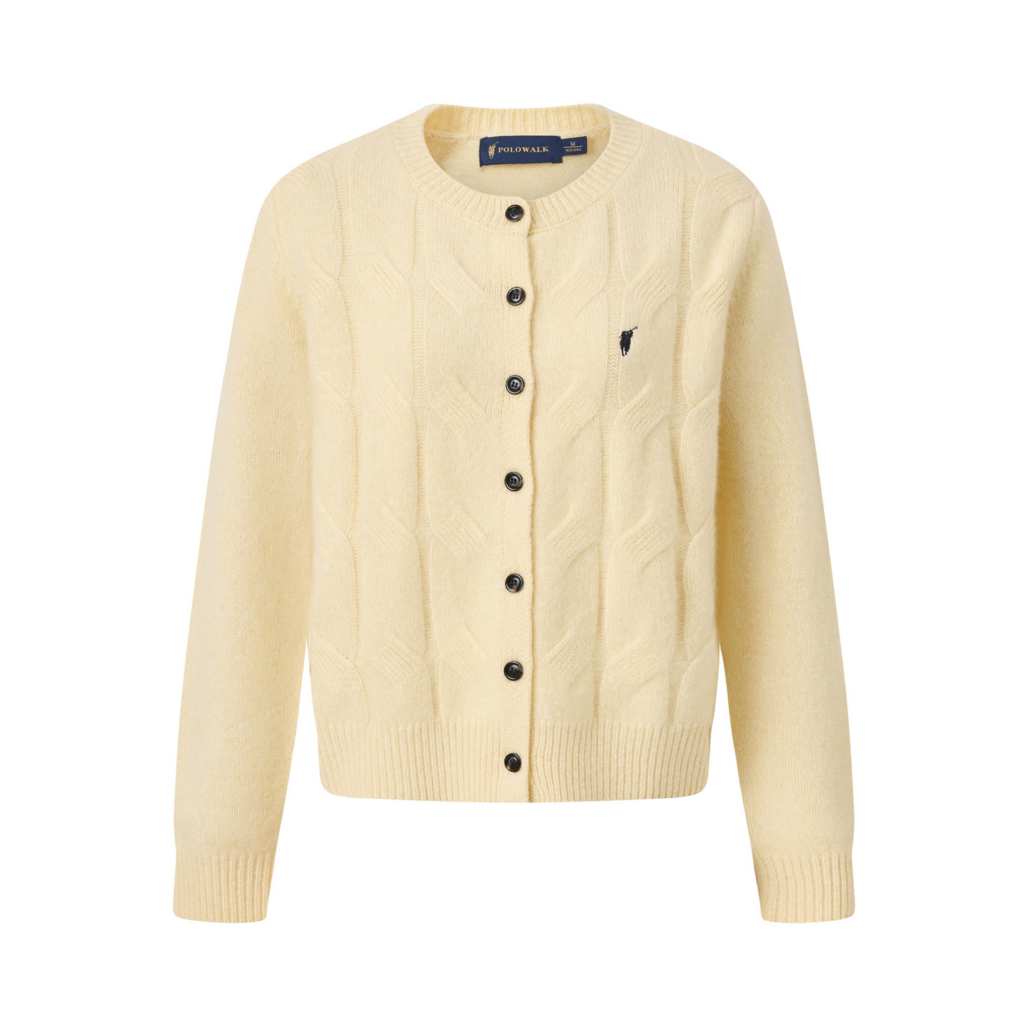 【100%绵羊毛】POLOWALK女士羊毛衫2026春季新款圆领