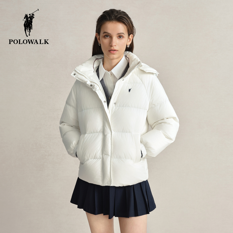 POLOWALK女士羽绒服短款面包服