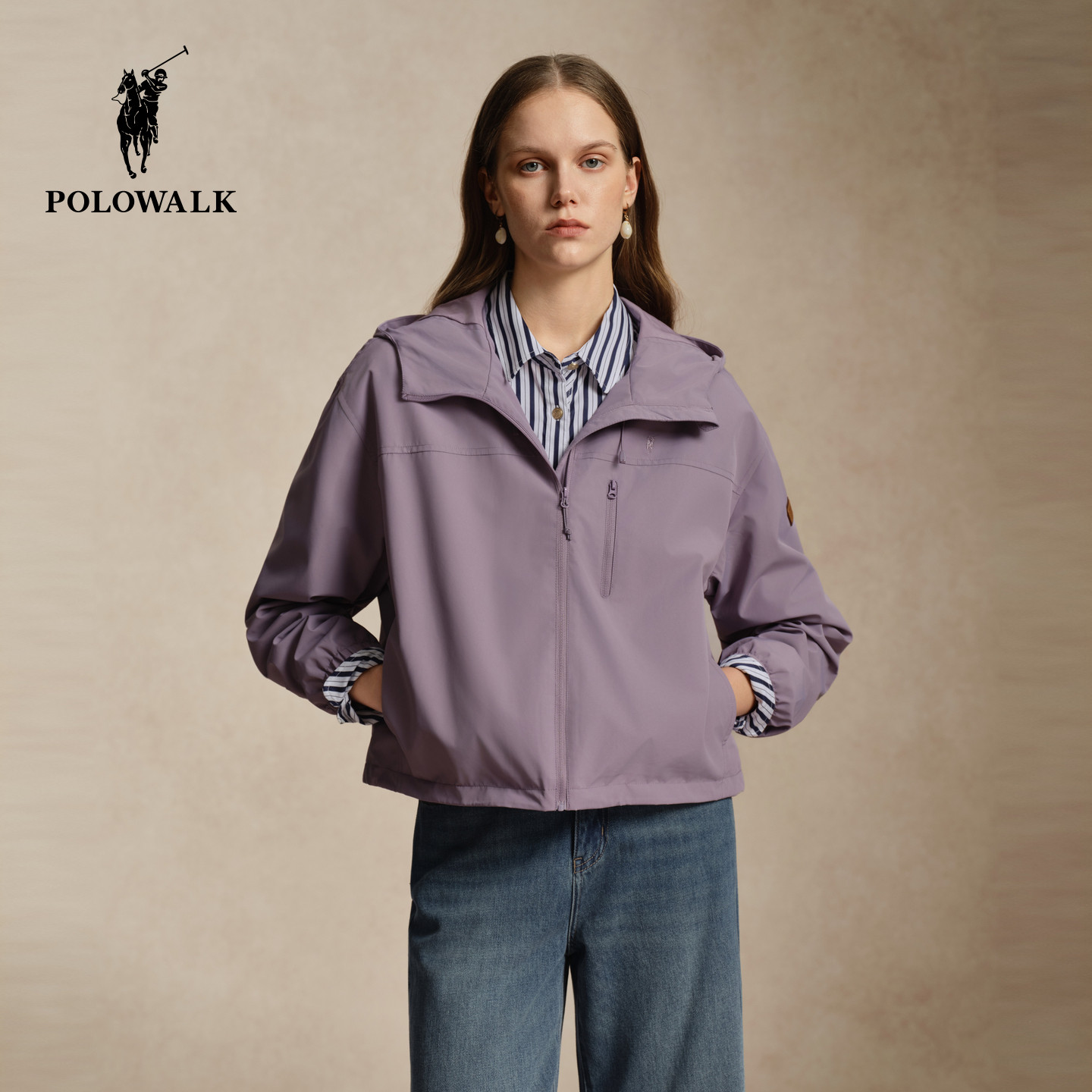 POLOWALK女装2026秋冬新品棉服外套宽松加厚保暖时尚女款冬装上衣
