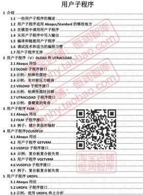 Abaqus子程序编程源码模型PPT源代码用户用法umat接口vumat弹性