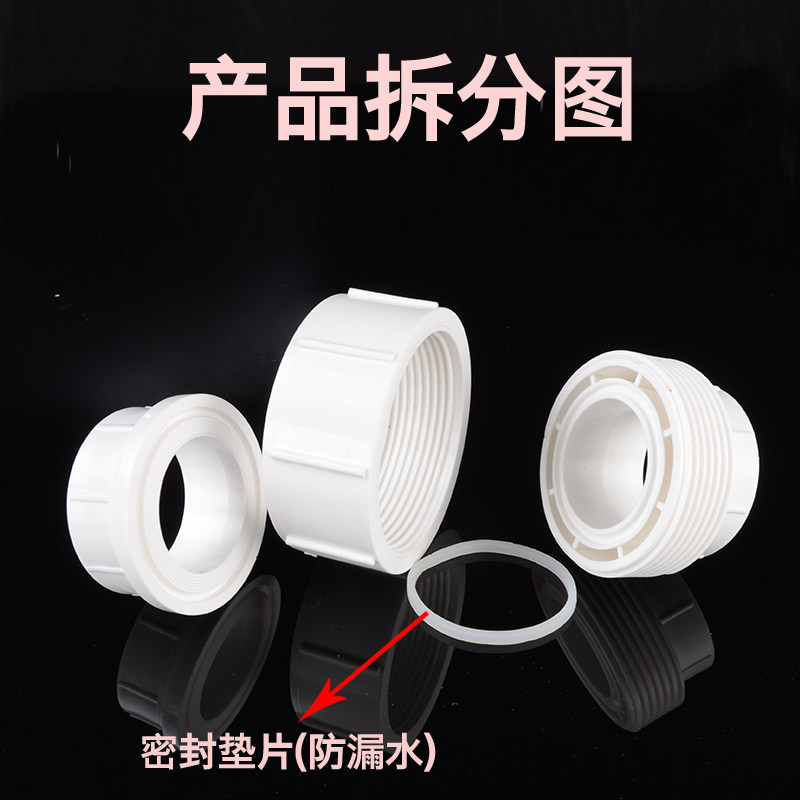 20ppr全塑活接25/32/40/50/63/75活动接头双热熔水管家用配件管件