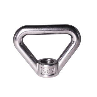 304不锈钢环型螺母环形螺帽 吊母M8M10M12M14M16M20M24 三角吊环