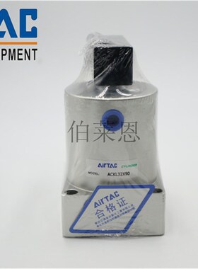 亚德客ACKR/ACKL25/32/40/50/63X90 180 90度转角下压气缸ACKDR/L