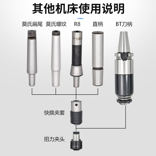 GT12 GT24攻丝夹头TC820套装柔性扭力过载保护攻丝机快换螺丝攻夹