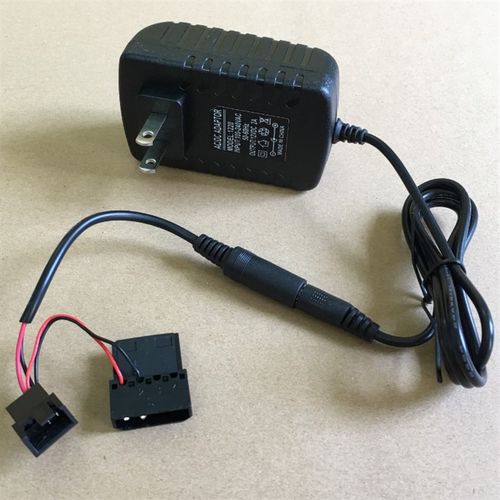 电脑转接线DC5.5*2.1母头转大4P 小3P小4P水泵水冷排风扇电源转接