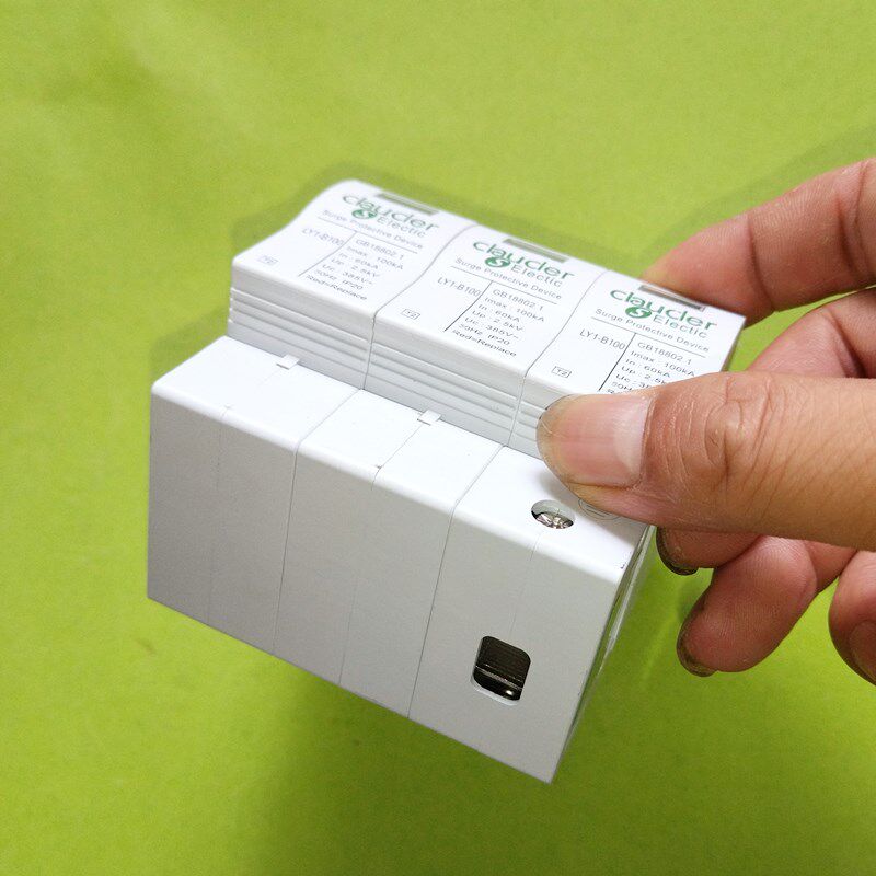 正品浪涌保护器3P100KA工业三相3线防雷避雷 电源SPD电涌突波防护