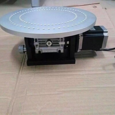 深圳制JD300电机360度旋转平台 雕刻机打标机用调速电动旋转台
