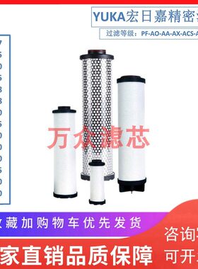 YUKA冷干机管道精密过滤器滤芯L430AO L430AA  L430AX L405ACS/AR