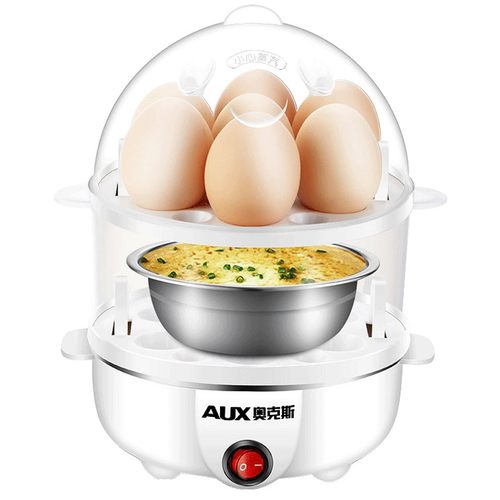 多功能蒸蛋器家用双层煮蛋机自动断电单层迷你小R型蒸炖鸡蛋羹神