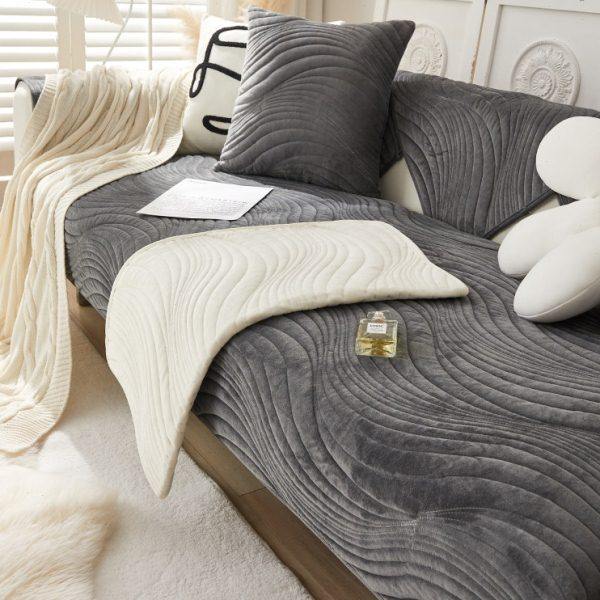 毛绒沙发垫加厚防滑冬季简约现代高档兔兔绒坐垫子沙发盖布套罩巾,居家布艺,沙发垫,淘宝优惠券,粉丝福利购,淘宝优惠卷