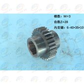 XQ2020系列龙门铣床28齿齿轮 XQ2016 贵州东方都匀XQ2010 XQ2012