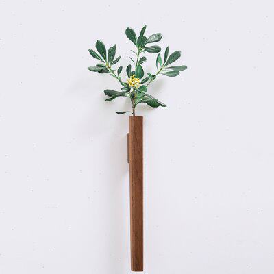 进门走廊墙面装饰壁花植物墙壁实木简约日式玄关壁挂饰品绿植水培