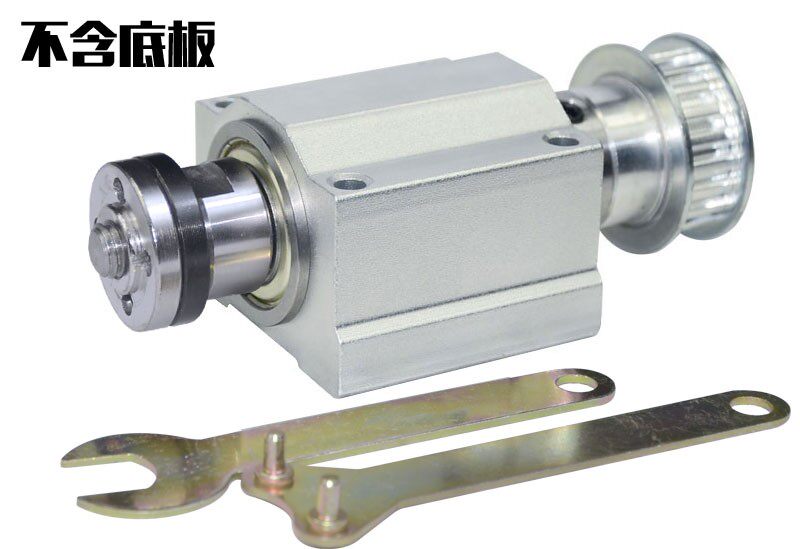 锯片无动力切割台锯主轴M10螺纹可装内孔16和20mm的锯片