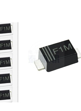 贴片肖特基二极管FR107 SOD-123FL F1M 1206 1A/1000V  泰阳讯