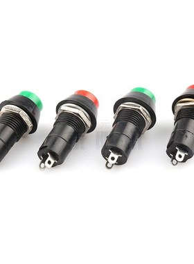 PB-305A/B按钮开关自锁/复位圆形12mm1A250V按键开关 红色/绿色