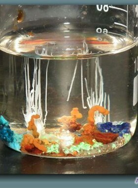 水中花园实验材料趣味一套赠2个玻璃瓶送7种晶体5种颜色量大优惠