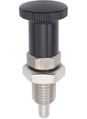 上隆旋钮柱塞细牙螺纹复位/自锁型KPD KPF KPD-M12-S6 KPF-M8-S4