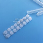 96孔板塑料小试管八连小试管96孔深孔板八连管浅孔板八连管