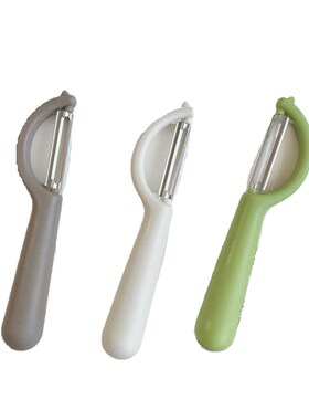 ins简约白色小号不锈钢削皮刀刮皮水果土豆打皮去皮刨皮神器刨子