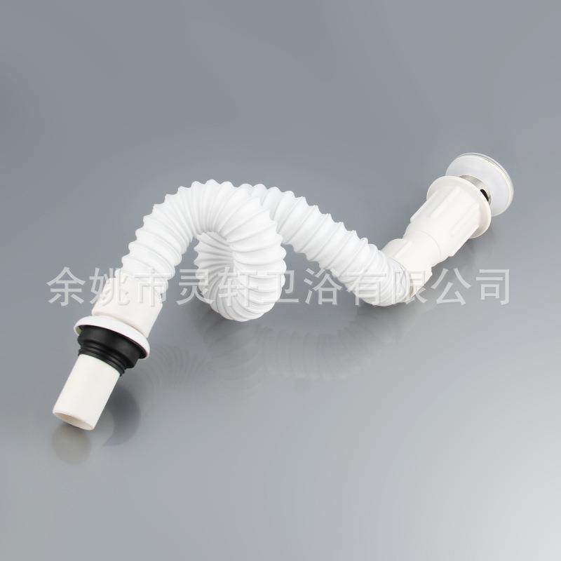 不锈钢头排水下水软管洗脸盆面盘下水管带翻板下水器下水管,家装主材,下水器,淘宝优惠券,粉丝福利购,淘宝优惠卷