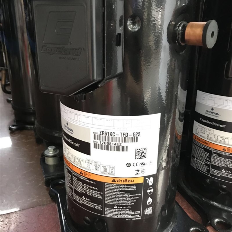 空气能热泵压缩机ZR61KH-TFD-522 纽恩泰压缩机ZW61KA-TFP-542