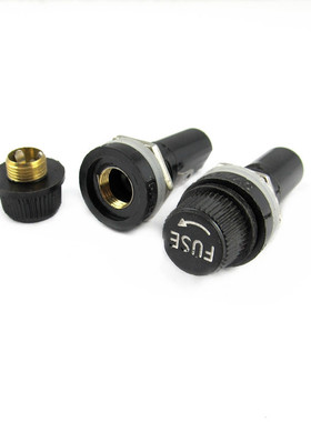 5*20 保险管座 耐高温 胶木保险管座 保险丝座 10A 250VAC 10个