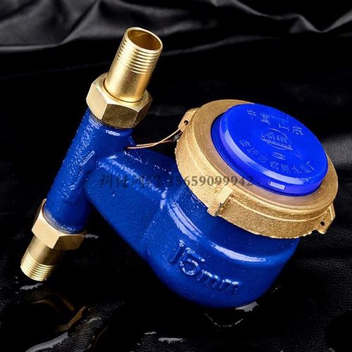 宁波家用自来水旋翼式数字水表 工程用普通丝扣水表4分6分1寸2寸